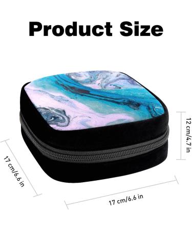 GIAPB Period Bag - Abstract Ink Marbling Color231 | Sanitary Napkin Storage & Pad Holder - Buy Online on GoSupps.com