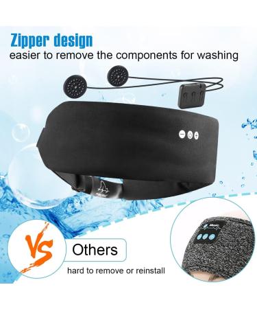 ALASKA BEAR Bluetooth Sleep Headband with HD Stereo Music, Noise Reduction, and Thin Speakers - Black - Buy Online on GoSupps.com