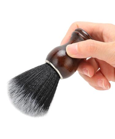 Premium Hair Shaving Brush for Men | Wooden Handle Barber Tool for Rich Lather | Travel-Friendly Razor Brush - Buy Online on GoSupps.com