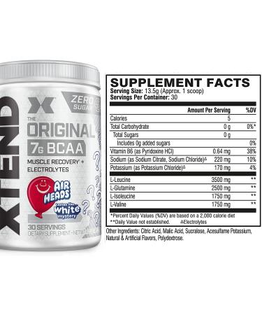 XTEND Original BCAA Powder - Airheads Mystery Candy Flavor | 30 Servings - Buy Online on GoSupps.com