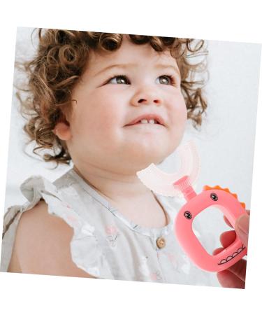 JECOMPRIS U-Shaped Toothbrush for Children | Silicone Manual Baby Toothbrush | Portable Household Toothcare Essentials - Buy Online on GoSupps.com