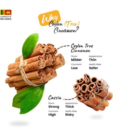 PALM RUSH Organic Ceylon Cinnamon Sticks Premium Grade USDA Certified Authentic Sri Lankan True Cinnamon (30g (1.05oz)) - Buy Online on GoSupps.com
