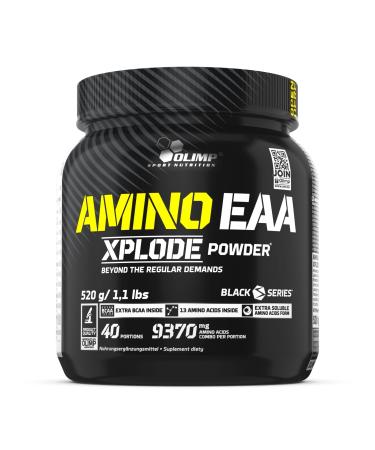 Olimp- Amino EAA Xplode Powder.Dietary supplements with exogenous amino acids enriched with branched chain amino acids (BCAA) and vitamins of the B group.Taste: Pinepple (520 g)