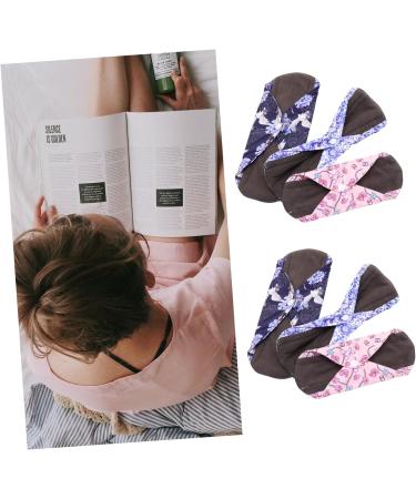 Set of 6 Washable Cloth Menstrual Pads - Reusable Period & Panty Liners for Women - Buy Online on GoSupps.com