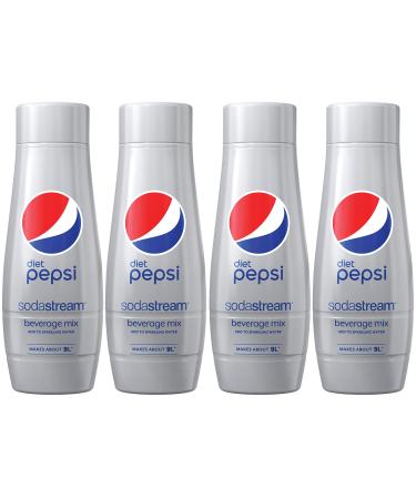 SodaStream Diet Pepsi Beverage Mix (440ml, Pack of 4) Pepsi Diet Pepsi Pack of 4