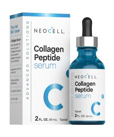 NeoCell Collagen Peptides Serum for Face | 2 fl oz | Advanced Skin Care | Targeted Fine Lines Formula | for Women and Men