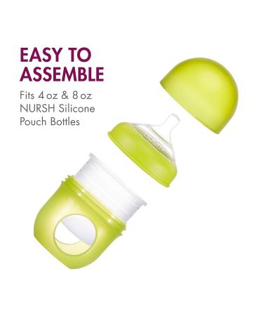 Boon NURSH Silicone Nipples - Extra Slow Flow Pack of 3 | International Shipping Available - Buy Online on GoSupps.com
