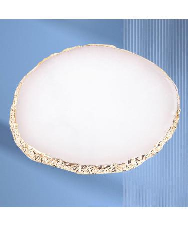 Resin Nail Art Palette with Gold Edge - Multifunctional Display Board for Color Mixing | Exquisite White Craftsmanship - Shop Internationally - Buy Online on GoSupps.com