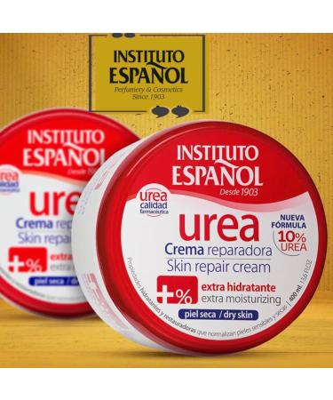 Instituto Espanol Urea Advanced Repair Cream Urea Dry Skin Body Cream Face Cream Hand Cream Body Cream 3x400 ml - Buy Online on GoSupps.com