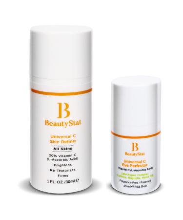 BeautyStat - Ultimate Vitamin C Bundle - 30 ml Universal C Skin Refiner + 15 ml Universal C Eye Perfector Vitamin C Eye Cream