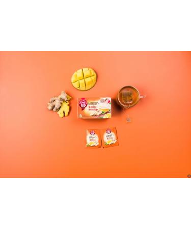Teekanne World of Ginger and Mango Herbal Infusion Tea with Fennel Rooibos and Black Pepper 20 Teabags - Buy Online on GoSupps.com