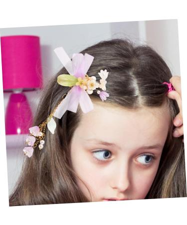 Beaupretty 4 Pairs tassel flower hair clip hair accessories for kids hanfu hair accessories hair accessory for women flower headpiece kids hair accessories hair clips flower hairpin girl baby - Buy Online on GoSupps.com