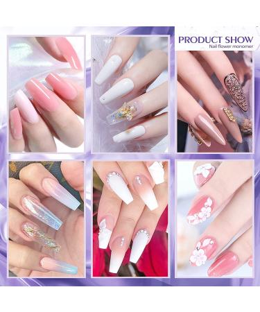 Morovan Non-Yellow Acrylic Nail Liquid 2PCS 2.5OZ - Medium Drying Time - For Acrylic Powder - Non-Yellow Nail Monomer Liquid - Buy Online on GoSupps.com