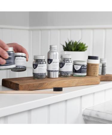 Georganics Organic Coconut Oil Toothpaste with Activated Charcoal - 60ml Remineralizing & Whitening Natural Formula - Buy Online on GoSupps.com