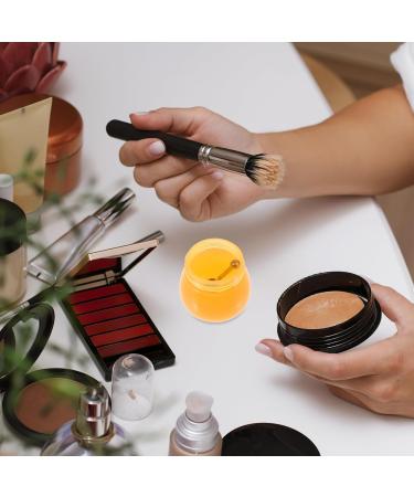 Beaupretty Lip Balm Jar with Spoon Honey Jar Shaped Cream Jar with Lid Empty Refillable Cosmetic Container Sample Storage Jar for Cream Lotion Lip Balm Eyeshadow (6g) Red - Buy Online on GoSupps.com