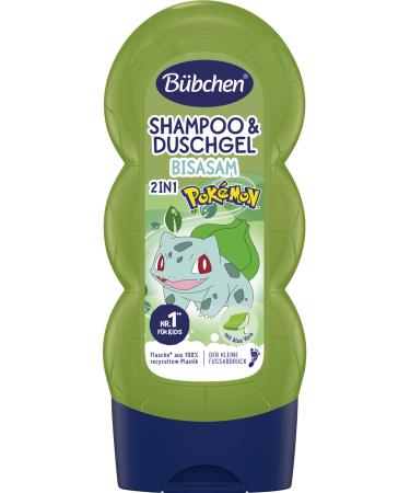 B bchen B bchen 2-in-1 Shampoo and Shower Gel for Children Pok mon Bisasam Edition 230 ml Nourishing shampoo and gentle shower gel without silicone