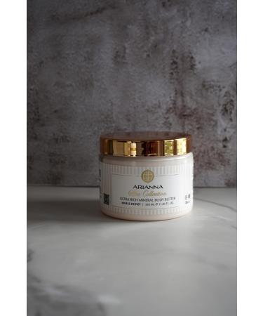 ARIANNA-SKINCARE Ultra Rich Mineral Body Butter | Vegan Moisturizer for Dry Skin - Milk & Honey | Dead Sea Hydrating Cream - Buy Online on GoSupps.com