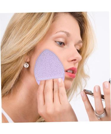 Beaupretty 4pcs Face Wash Sponges - Purple Facial Cleansing & Makeup Removing Puff - Gentle Scrubber for Skin Care - Buy Online on GoSupps.com