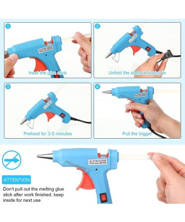 Mini Glue Gun for Arts Crafts Hot Glue Guns for Kids Hot Melt Arts Craft DIY Glue Gun for Crafts School DIY Arts Home Quick Repairs (Multicolored  6 Pieces) 6 Multicolored - Buy Online on GoSupps.com