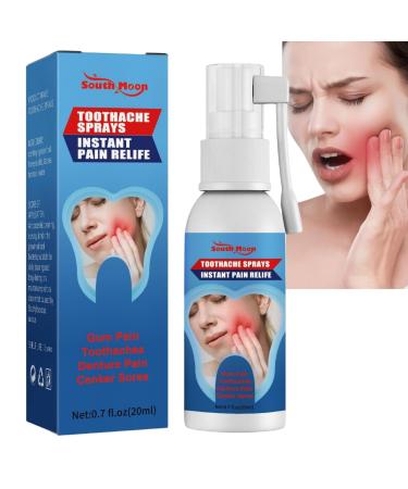 Toothache Relieving Spray Oral Care Spray Rapid Relief Dental Spray Instant Teeth Treatment Relief Toothache Sprays Tooth Pain Relief Remedies Teeth & Gums Spray Toothache Muscle Pain Sprays - Buy Online on GoSupps.com