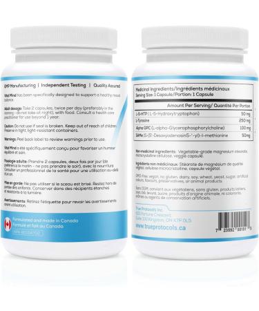 TRUE PROTOCOLS - Brain Protocol+ (3 Items) - Neuro Calm (90 Caps) Vital Mind (90 Caps) and Magnesium Balance (120 Caps) - Bioavailable Capsules for Optimal Mood Balance Cognitive Function & Mental Performance - Non-GMO Supplements - Buy Online on GoSupps.com