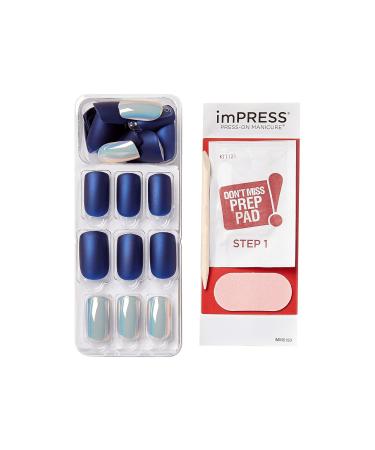 KISS IMPRESS PRESS-ON Manicure - Daydream Medium Square Pureefit Technology 30 Artificial Nails & Accessories - Shop Internationally - Buy Online on GoSupps.com