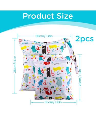 Darryy Naspocket Kindergarten Set | Waterproof Wet Bags for Cloth Diapers | Reusable W schebutel for Kids & Zoo Adventures - Buy Online on GoSupps.com