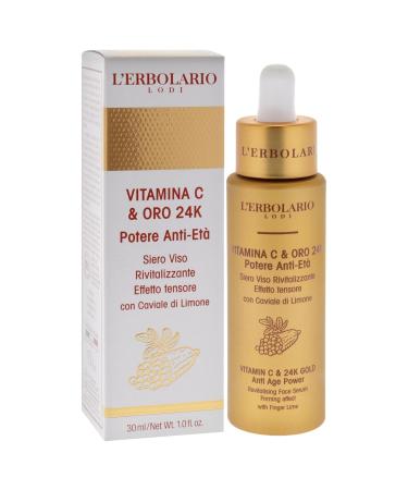 Vitamin C & 24K Gold Anti-Ageing Face Serum - Radiant Skin Youthful Glow International Shipping - Buy Online on GoSupps.com