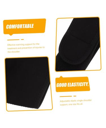 Healvian Shoulder Brace - Support & Immobilizer for Pain Relief | Rotator Cuff Pad for Men - Medium Black - Buy Online on GoSupps.com
