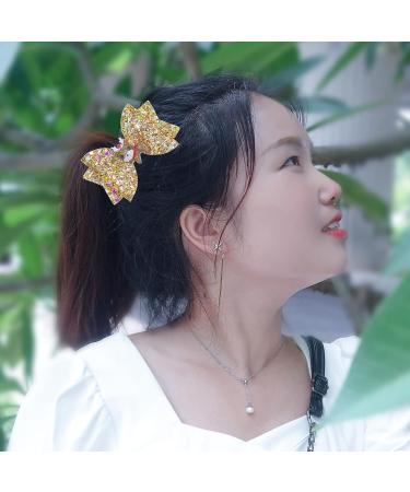 8pcs Christmas Hair Clip Set - Festive Sequined Bow Santa Claus Elk Snowflake Christmas Tree Hair Accessories for Girls Party - Buy Online on GoSupps.com