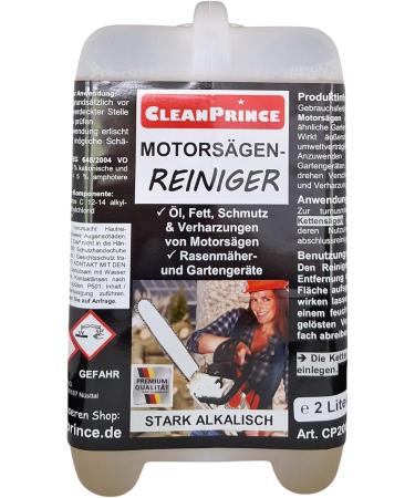 Cleanprince Chainsaw Cleaner 2 Litre Chain Saws Degreaser Oil Grease Remover Maintenance Gardening Cleaner Lawn Mower Device Rasenmaeerreinigung for Your Motors ge- And - Buy Online on GoSupps.com