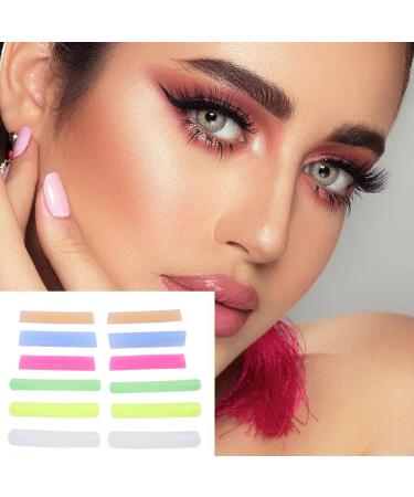 6 Pairs Reusable Silicone Eyelash Lifting Pads - Colorful Eyelash Curlers for Makeup & Beauty Salons (S/M/L) - Buy Online on GoSupps.com