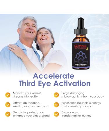 Pineal Gland Supplement - Brain Support Focus and Memory Vitamins for The Brain Decalcify Activate and Protect Your Pineal Gland - Third Eye Awakening - Pineal Guard X 2 Fl Oz (Pack of 1) - Buy Online on GoSupps.com