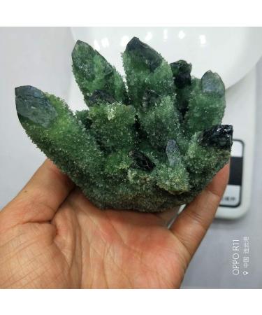 Green Quartz Crystal Cluster Natural Quartz Minerals Specimen - Buy Online on GoSupps.com