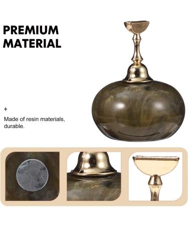 Ipetboom 1 Set Manicure Practice Base Nail Stands for False Nails Nail Display Stand Nail Tip Stand Base Manicure Training Holder Nail Stand Display Resin Practice Supplies Acrylic 3.5x3.5cm Black - Buy Online on GoSupps.com