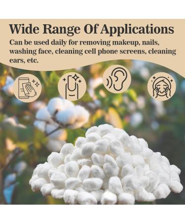 Sukh Cotton Balls - 250 Count Absorbent Cotton Balls for Face & Makeup Remover | Bulk Small White Cotton Balls - Buy Online on GoSupps.com