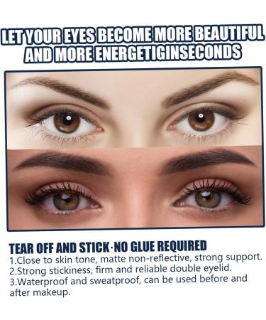 Eyelid Tape 480 Pcs 3 Types Instant Eyelid Lifter Strips Waterproof and Invisible Double Eyelid Tape for Hooded Eyes Droopy Uneven or Monolids Eyes Eyelash Adhesives - Buy Online on GoSupps.com