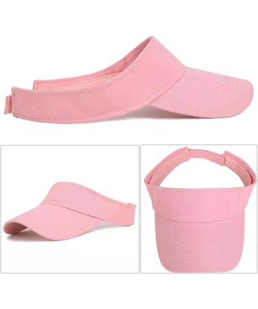 Kids Adjustable Sun Visor Cap - UV Protection Athletic Hat for 5-12 Years Old - Pink - Buy Online on GoSupps.com