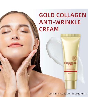 Golden Collagen Face Cream Smoothing Collagen Cream Anti-Wrinkle Moisturizing Face Cream Golden Anti-Wrinkle Cream for Women Firming Face Cream Golden Collagen Korea Cream (2) - Buy Online on GoSupps.com