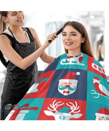 Waterproof Cartoon Christmas Barber Cape - Cheetah Haircut Bib for Men & Women | Unisex Hair Cutting Cape - Buy Online on GoSupps.com