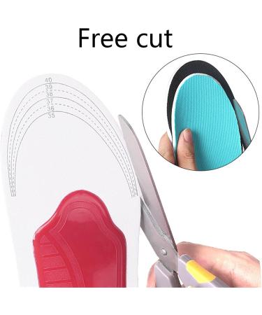 Orthopedic Insoles for High Arches - Soft Gel Shoe Inserts for Men & Women | Plantar Fasciitis Relief | Size L - Buy Online on GoSupps.com