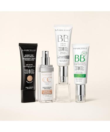 Marcelle Sheer Tint Moisturizer SPF 30 Porcelain with Hyaluronic Acid and Aloe Hypoallergenic Non-Comedogenic Fragrance-Free Paraben-Free Oil-Free 40 mL - Buy Online on GoSupps.com