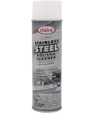Claire CL841-12pk Oil Based Stainless Steel Polish & Cleaner - 15 Oz 12 Count | International Shipping Available - Buy Online on GoSupps.com