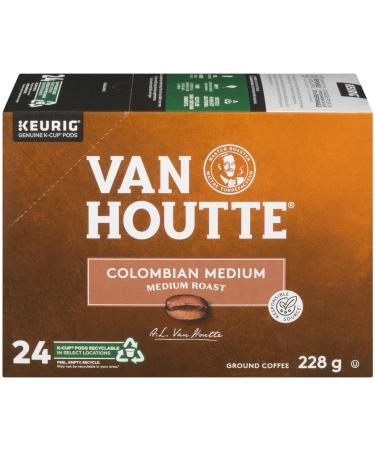 Van Houtte Colombian Medium K-Cup Coffee Pods 24 Count For Keurig Coffee Makers & Vanilla Hazelnut K-Cup Pods 24 Pack - Buy Online on GoSupps.com