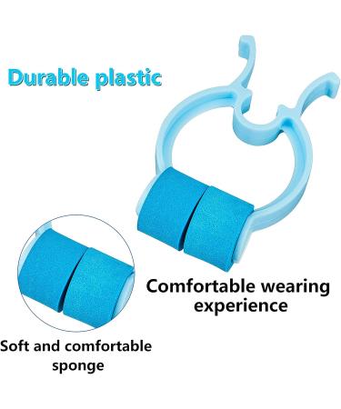 60-Piece Blue Nose Stop Clips for Emergency Nasal Blockage - Plastic Foam Nose Clips - Buy Online on GoSupps.com