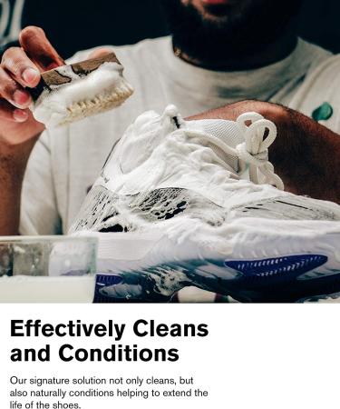 ArmourMe Shoe Cleaner and Fabric Foam Solution Works on Leather Whites Nubuck Golf Shoes Basketball Shoes Boots Sandals Home and Car Upholstery NON TOXIC 100 ML Transparent Blue - Buy Online on GoSupps.com
