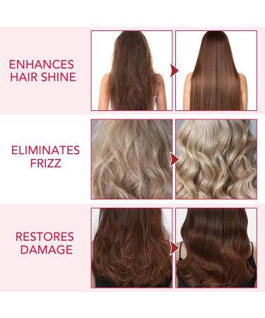 Buy Hair Styling Serum for Frizzy & Dry Hair | Nourishing Hair Oil Capsules with Moroccan & Macadamia Oil - Vitamins A C E B5 for Ultimate Hair Treatment - Buy Online on GoSupps.com