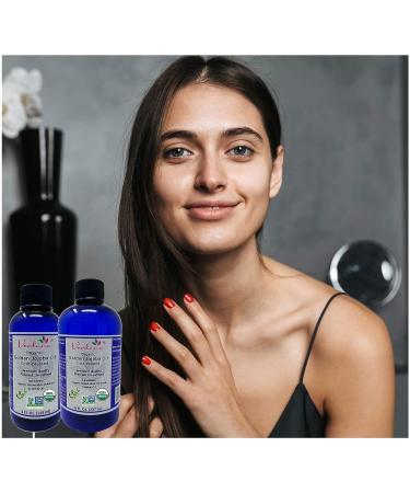 Verdana Organic Golden Jojoba Oil - USDA Certified, Cold Pressed, 100% Pure & Hexane Free - 16 Fl Oz - Buy Online on GoSupps.com