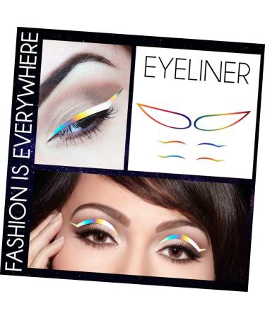 FRCOLOR 12 Sets Waterproof Eyeliner Sticker Paper Eye Makeup Sticker Beauty Eyeliner Makeup Tool 1 count (Pack of 1) Colorfulx3pcs - Buy Online on GoSupps.com
