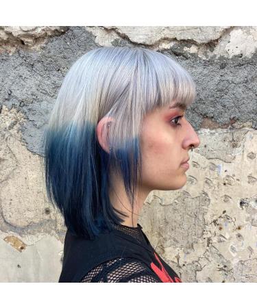 Crazy Color Metallic Silver Semi-Permanent Hair Dye - 200ml | Vegan Formula | Blonde Toner | Nourishing Oil | No Bleach or Ammonia - Buy Online on GoSupps.com